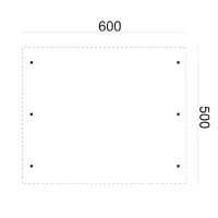 Doppelcarport 600x500 cm Holz Carport Unterstand