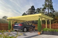 Doppelcarport 600x500 cm Holz Carport Unterstand