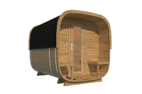 CUBE sauna 280cm - Thermowood Rovaniemi