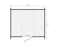 Thermowood saunafass Ø205x160