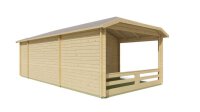 Gartenhaus Alina 44mm Blockbohlenhaus