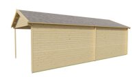 Gartenhaus Lia 44mm Blockbohlenhaus