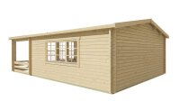 Gartenhaus Thilo 58mm Blockbohlenhaus