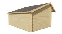 Gartenpavillon Thea 44mm Blockbohlen