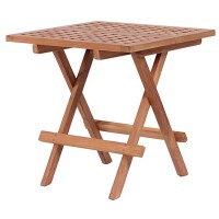 Gartentisch Woodie Beistelltisch 50 x 50 cm Teakholz