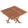 Gartentisch Woodie Beistelltisch 50 x 50 cm Teakholz