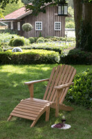 Gartenliege Woodie Gartenlounger inkl. Kissenauflage...