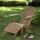 Gartenliege Woodie Gartenlounger inkl. Kissenauflage Teakholz