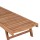 Gartenliege Woodie Lounger inkl. Kissenauflage Teakholz