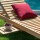 Gartenliege Woodie Lounger inkl. Kissenauflage Teakholz