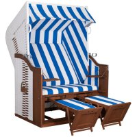 Strandkorb Profi Ostsee Fehmarn PE white Des. 991