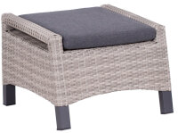 Gartenhocker Montana Dining / Lounge Fußhocker 8 mm spotty grey