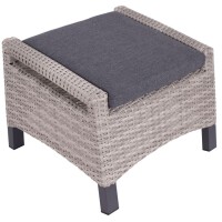 Gartenhocker Montana Dining / Lounge Fußhocker 8 mm spotty grey