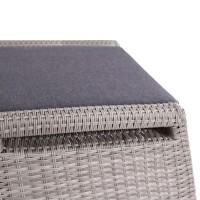 Gartenhocker Montana Dining / Lounge Fußhocker 8 mm spotty grey