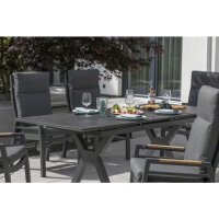 Gartenstuhl Montana Dining Relaxsessel Aluminium / Textilene